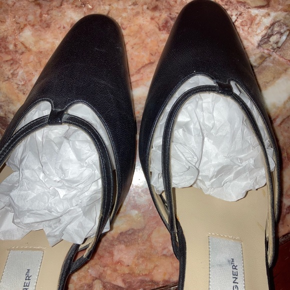 Aigner Black Leather Mules - Picture 8 of 13